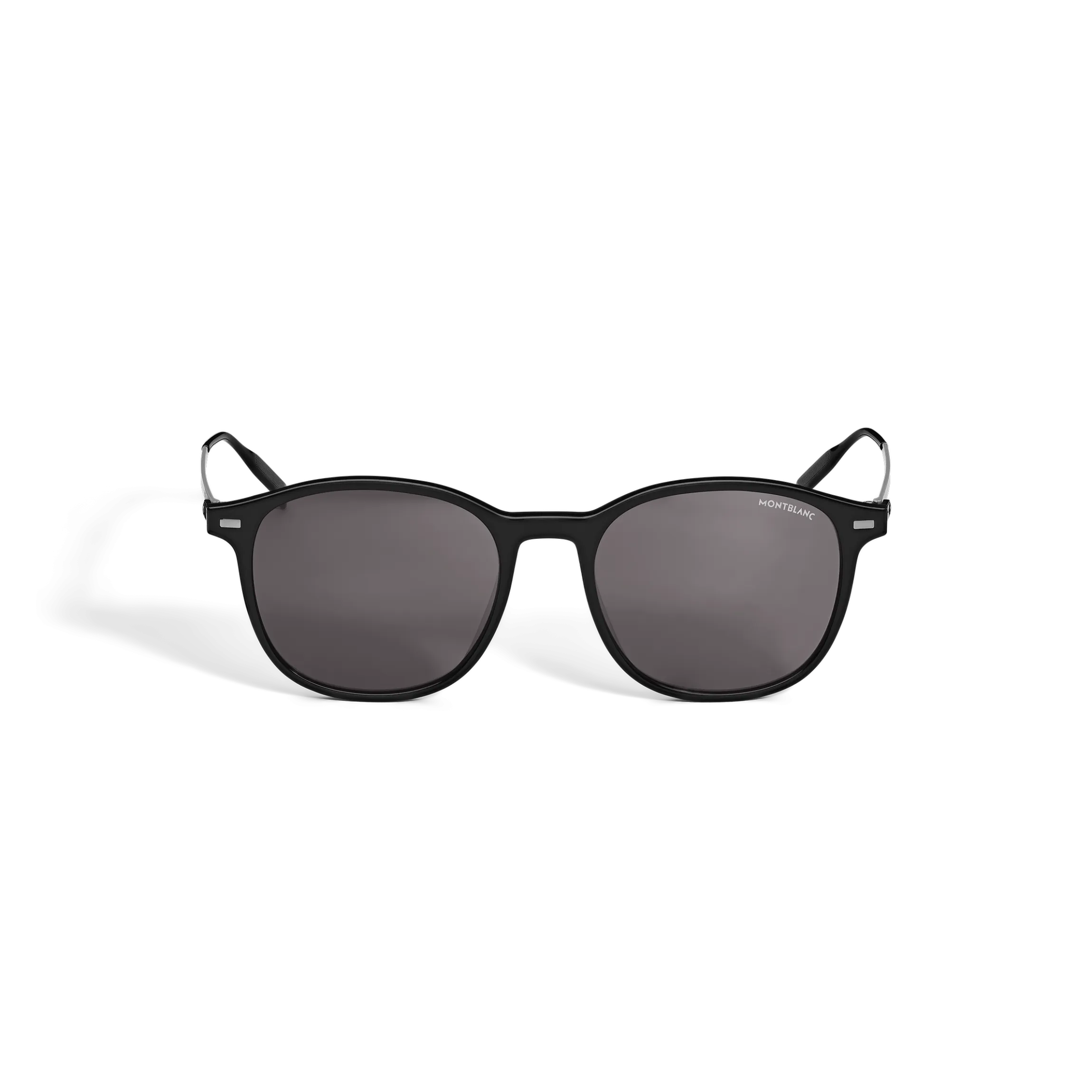 Round Sunglasses with Black Injected Frame