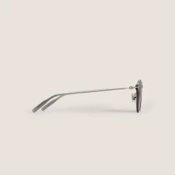 Round Sunglasses with Grey Injection Frame