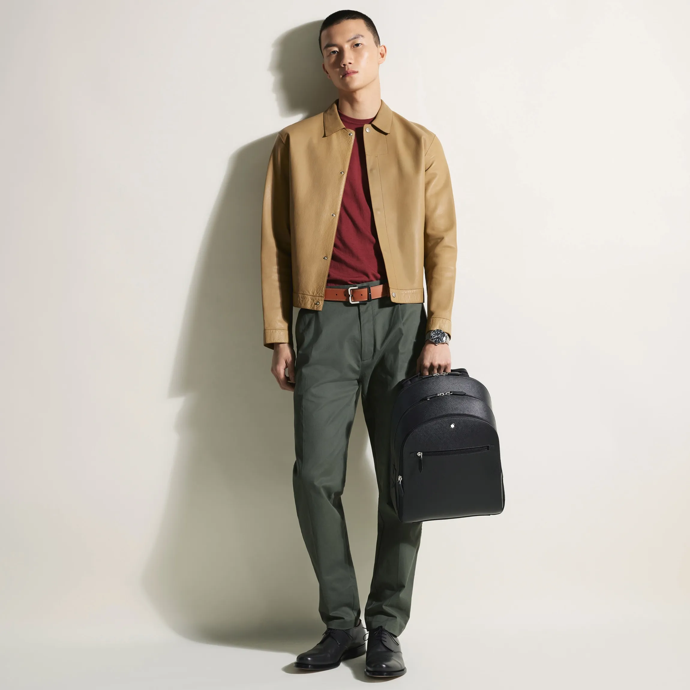 Sartorial medium backpack 3 compartments