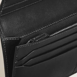 Sartorial wallet 14cc with zipped pocket