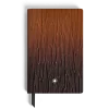 Small Notebook in Corteccia Sfumato Leather, Lined Pages