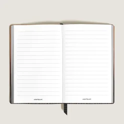 Small Notebook in Corteccia Sfumato Leather, Lined Pages