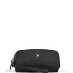 Small Toiletry Clutch in Sartorial Leather