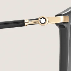 Squared Sunglasses with Black Acetate Frame