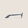 Squared Sunglasses with Black Metal Frame