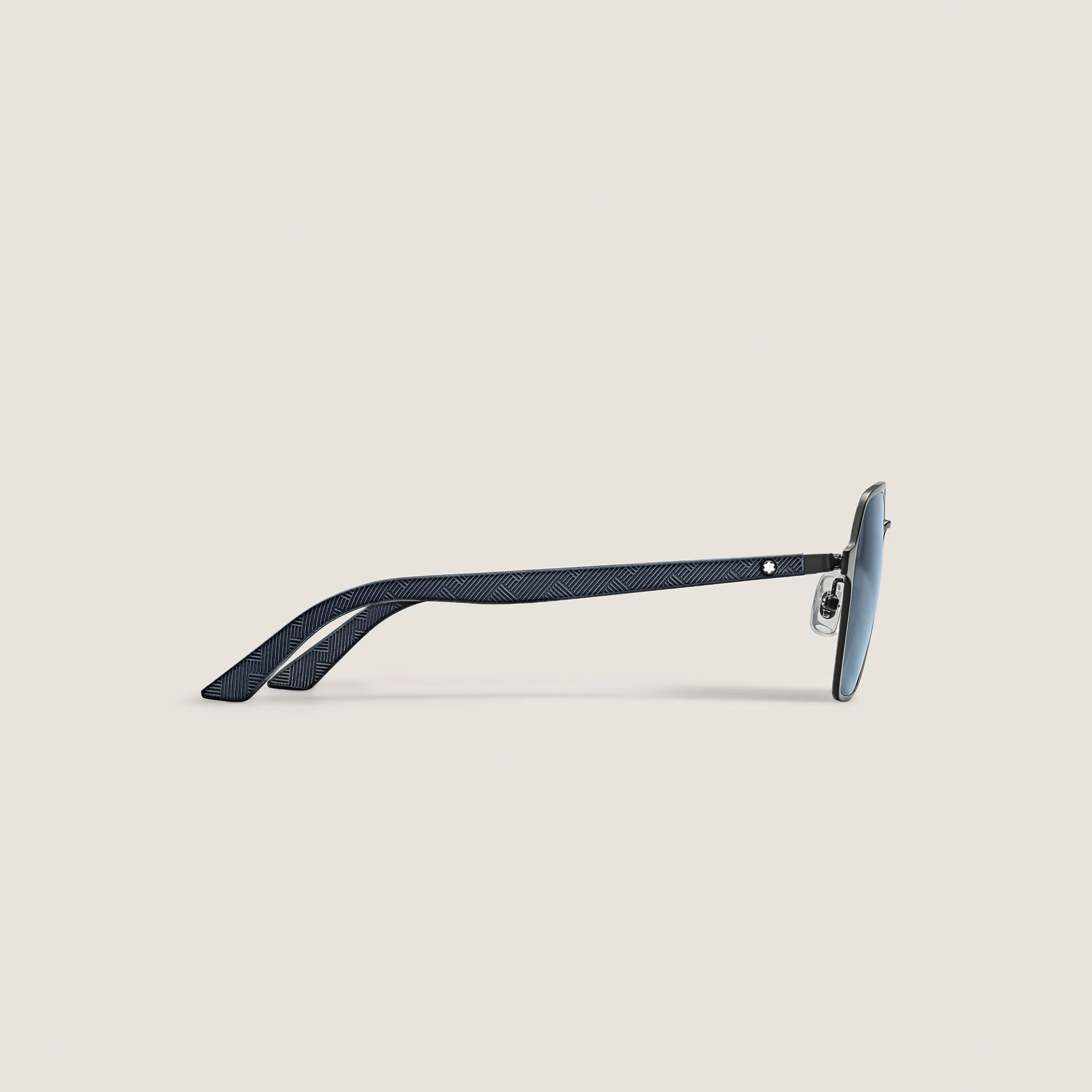 Squared Sunglasses with Black Metal Frame