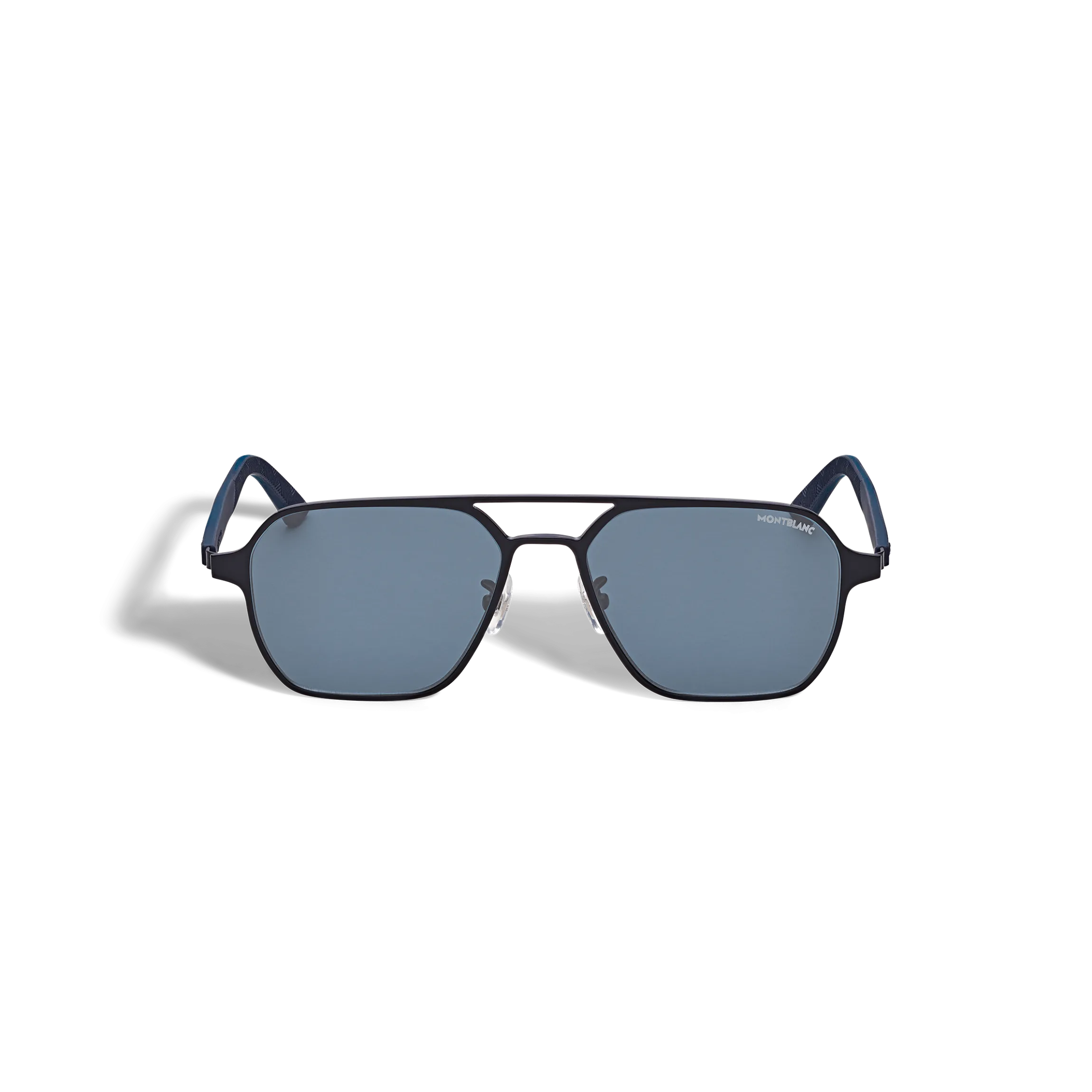 Squared Sunglasses with Black Metal Frame