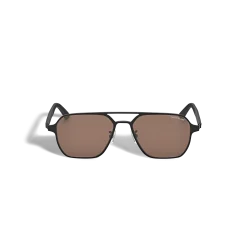 Squared Sunglasses with Black Metal Frame
