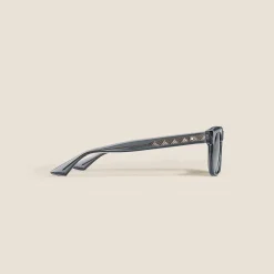 Squared Sunglasses with Grey Coloured Acetate Frame