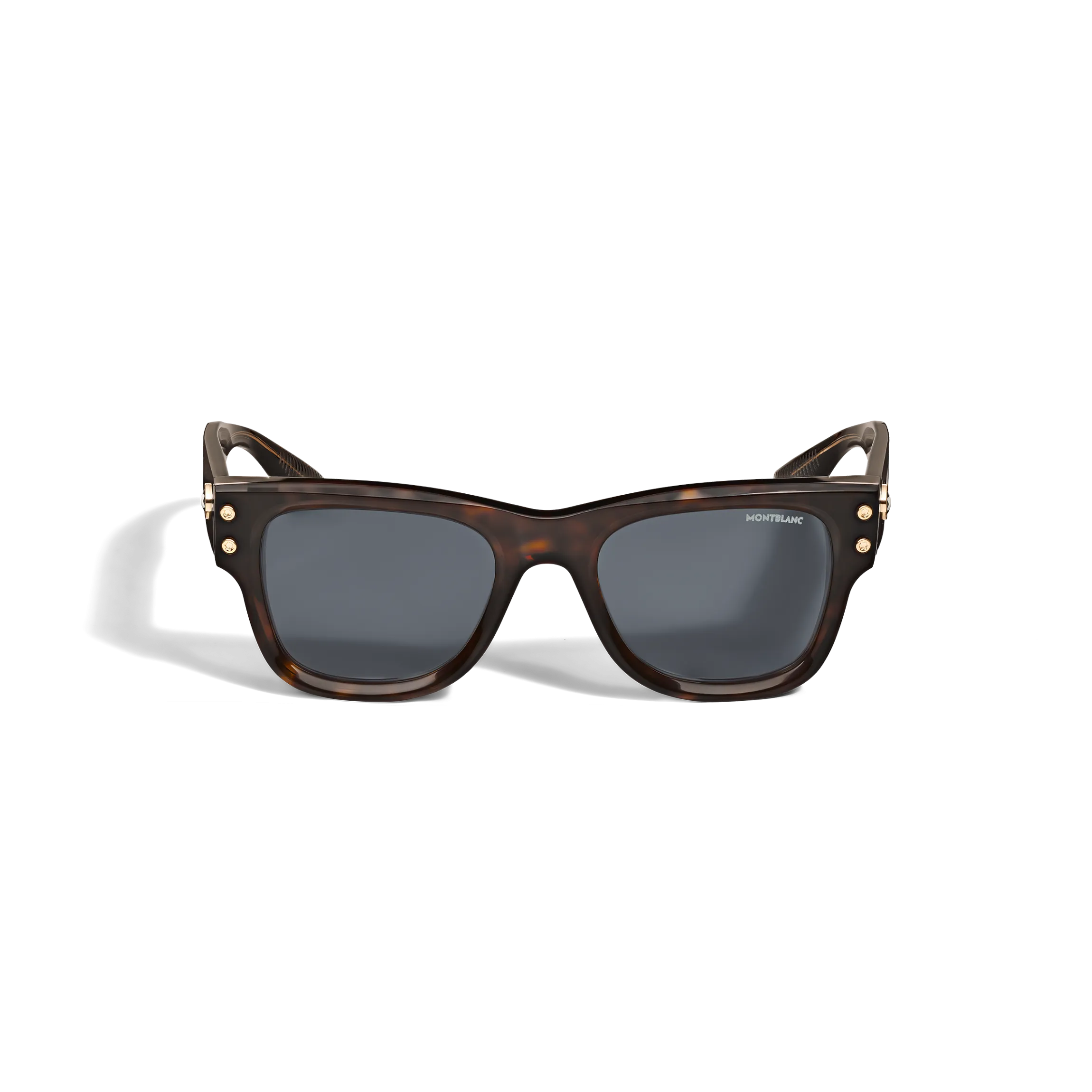 Squared Sunglasses with Havana Coloured Acetate Frame