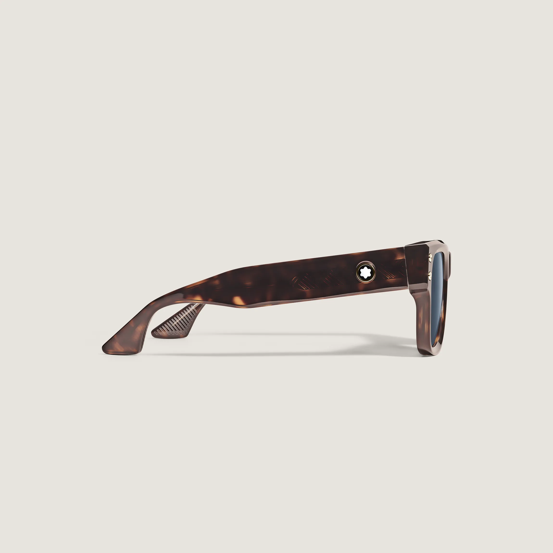 Squared Sunglasses with Havana Coloured Acetate Frame