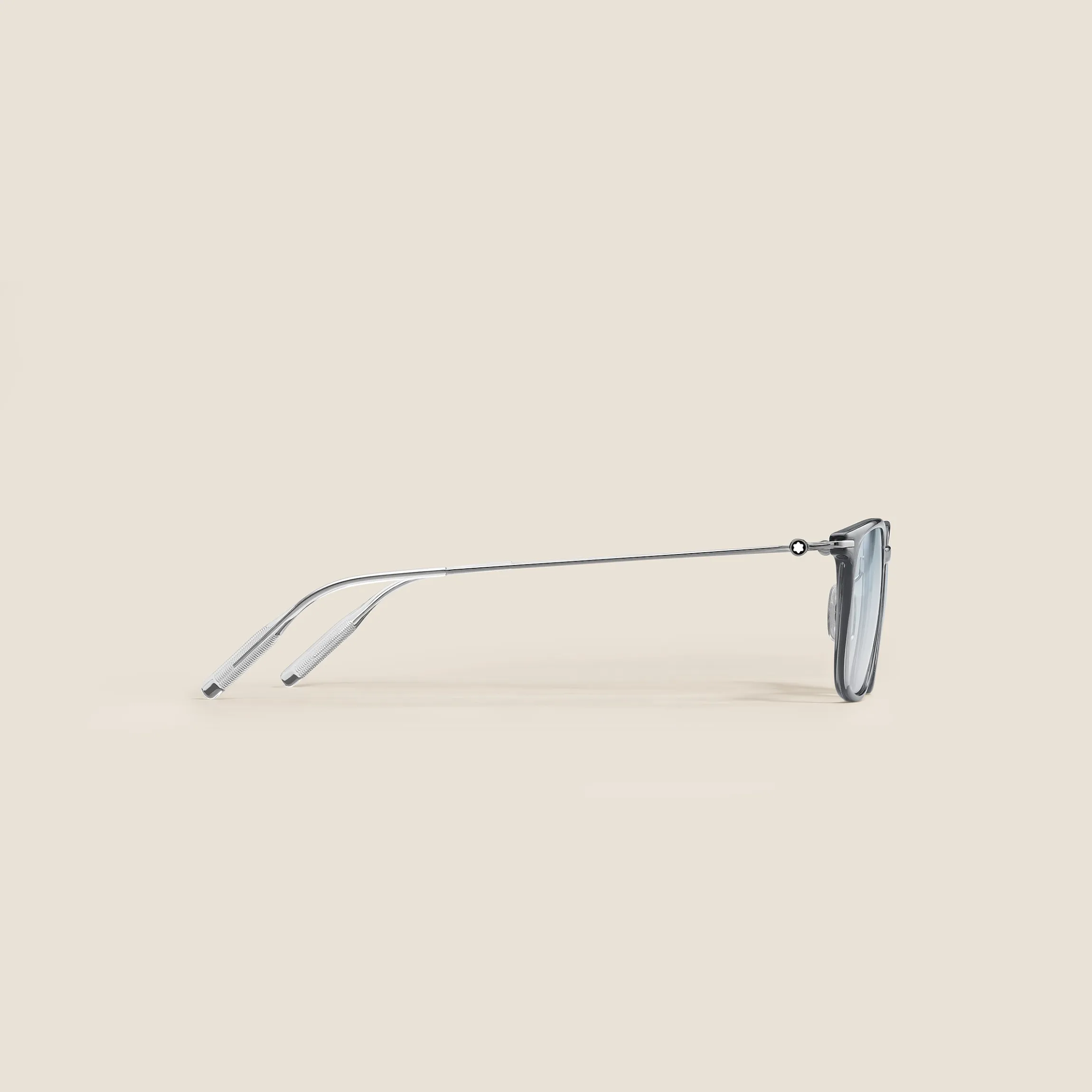 Squared Sunglasses with Injected Grey Frame