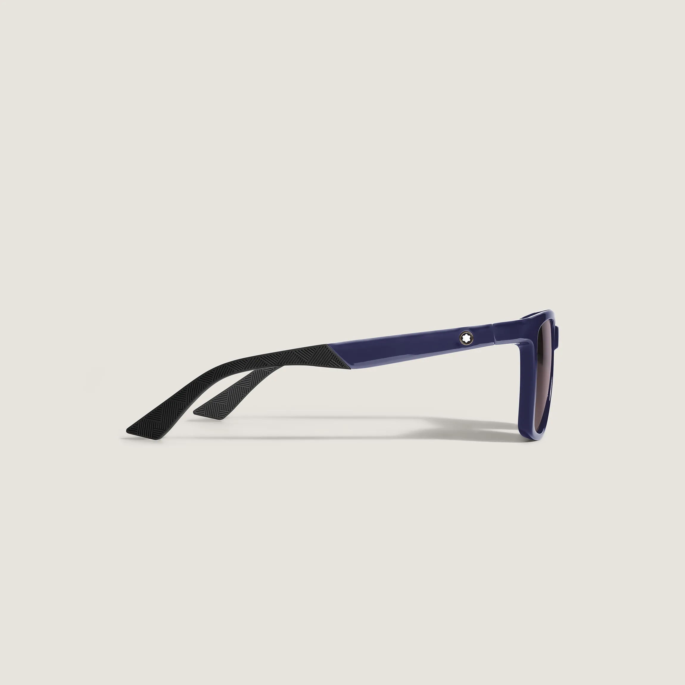 Squared Sunglasses with Injected Blue Coloured Frame