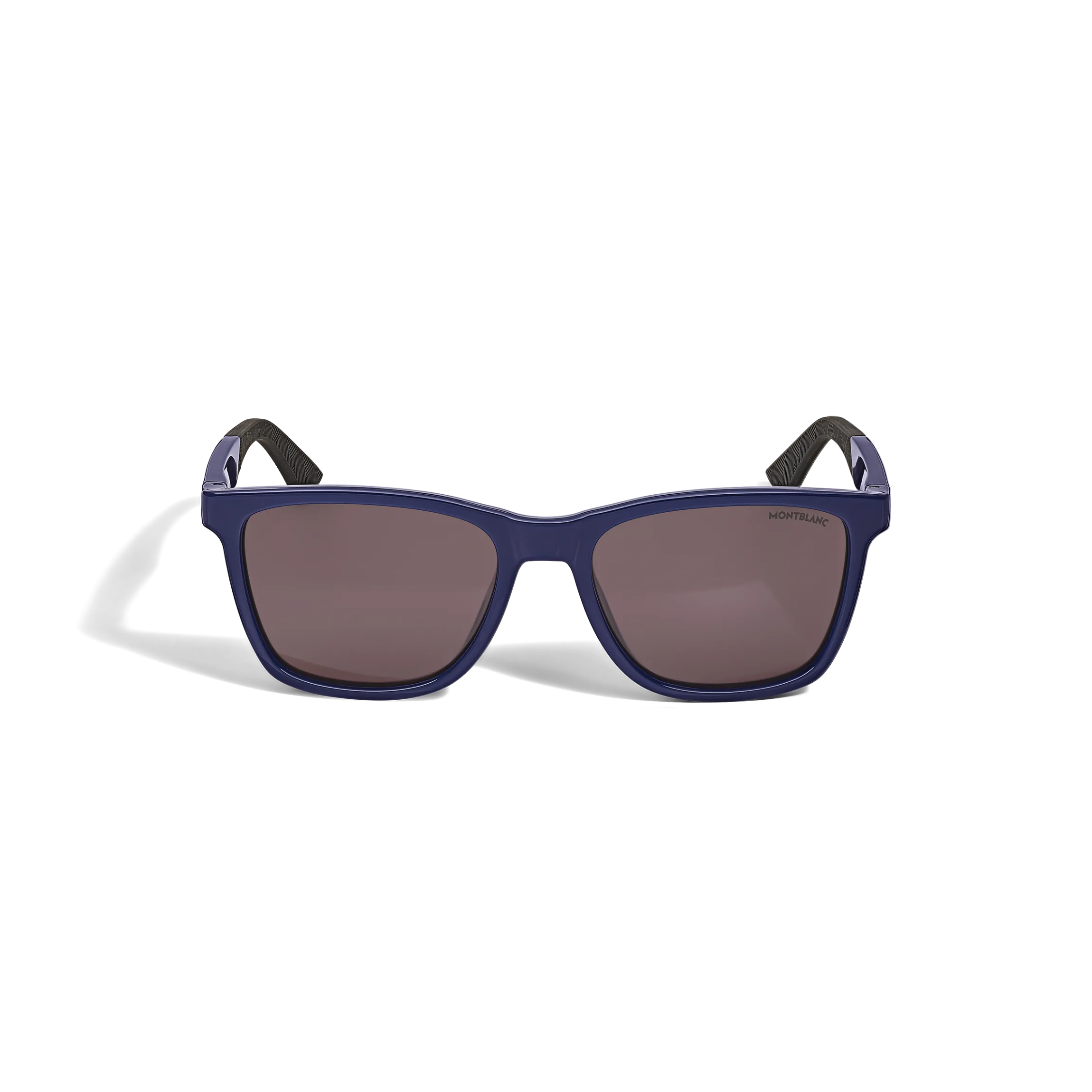 Squared Sunglasses with Injected Blue Coloured Frame