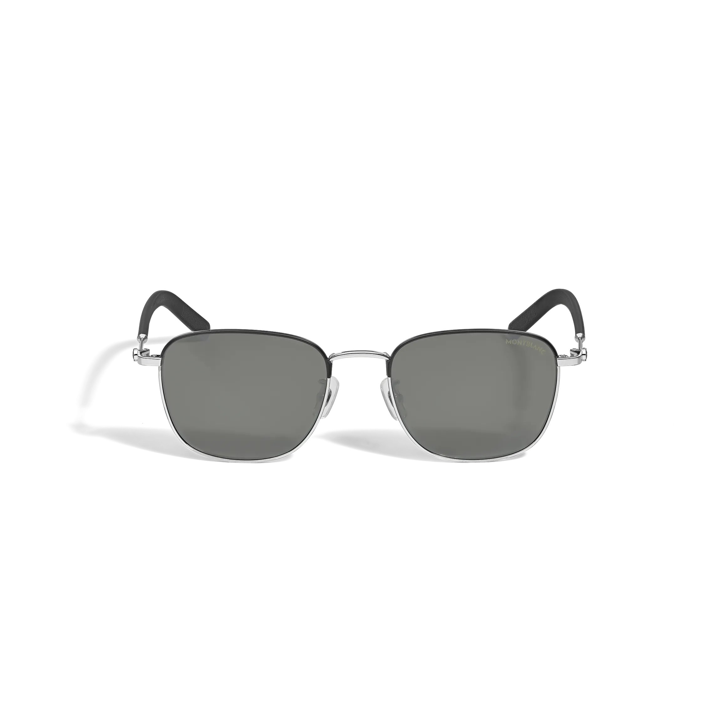 Squared Sunglasses with Silver Coloured Metal Frame