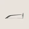 Squared Sunglasses with Silver Coloured Metal Frame