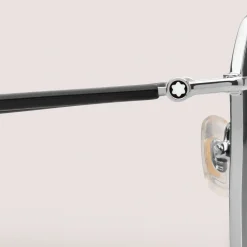 Squared Sunglasses with Silver Coloured Metal Frame