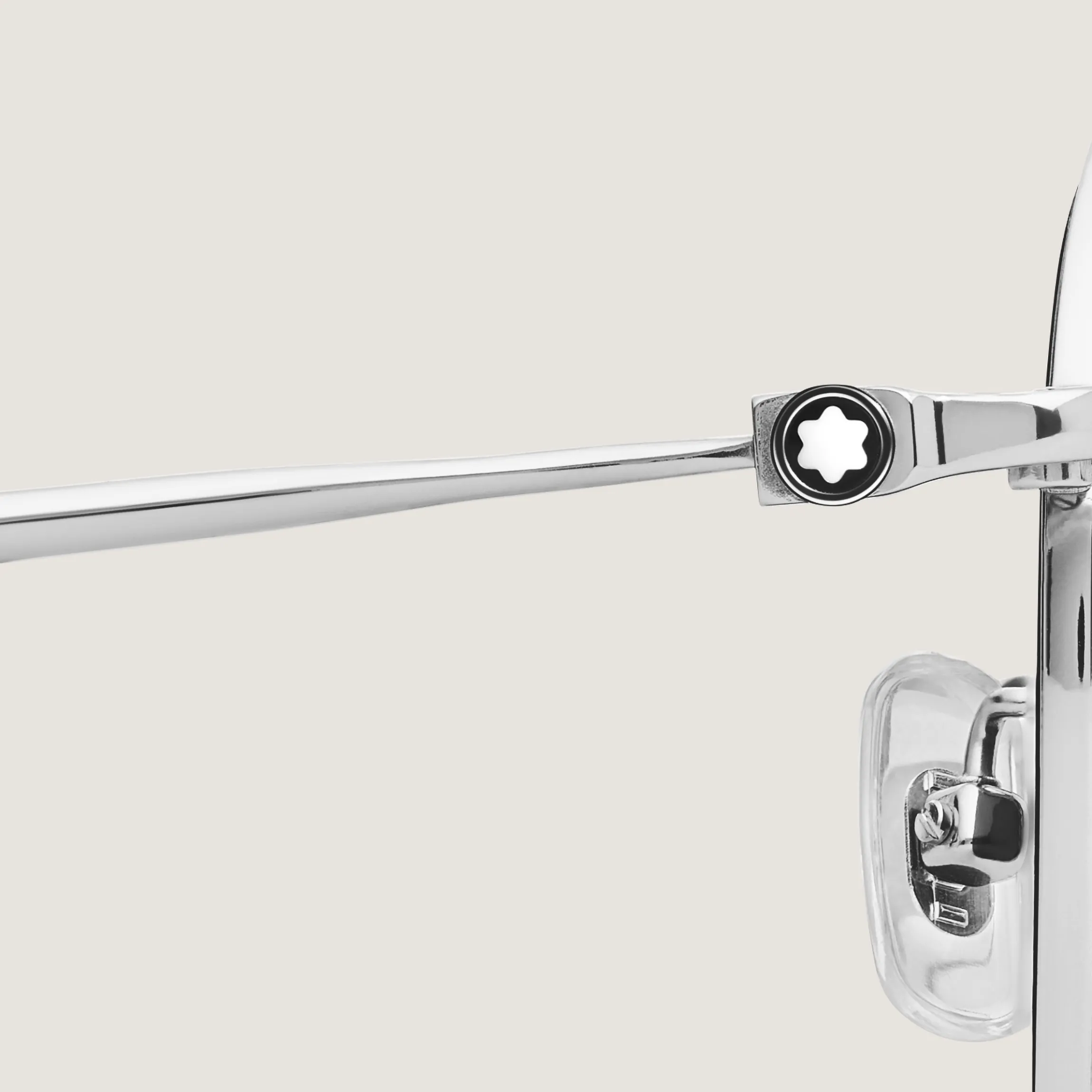 Squared Titanium Silver Col Frame