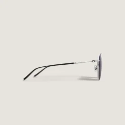 Squared Titanium Silver Col Frame