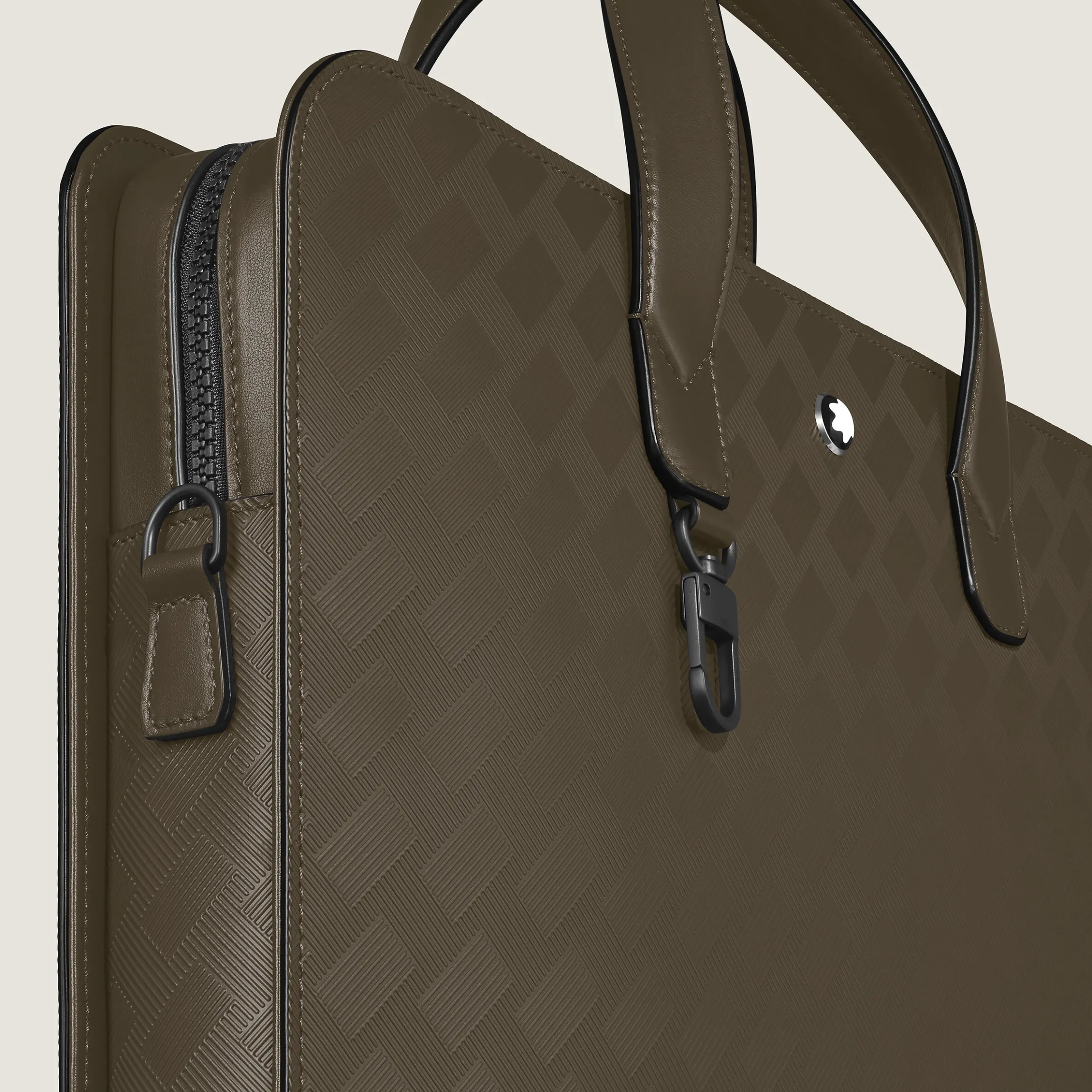 Thin Briefcase in Extreme Leather