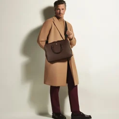 Thin Briefcase in Sartorial Leather