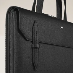 Thin Briefcase in Sartorial Leather