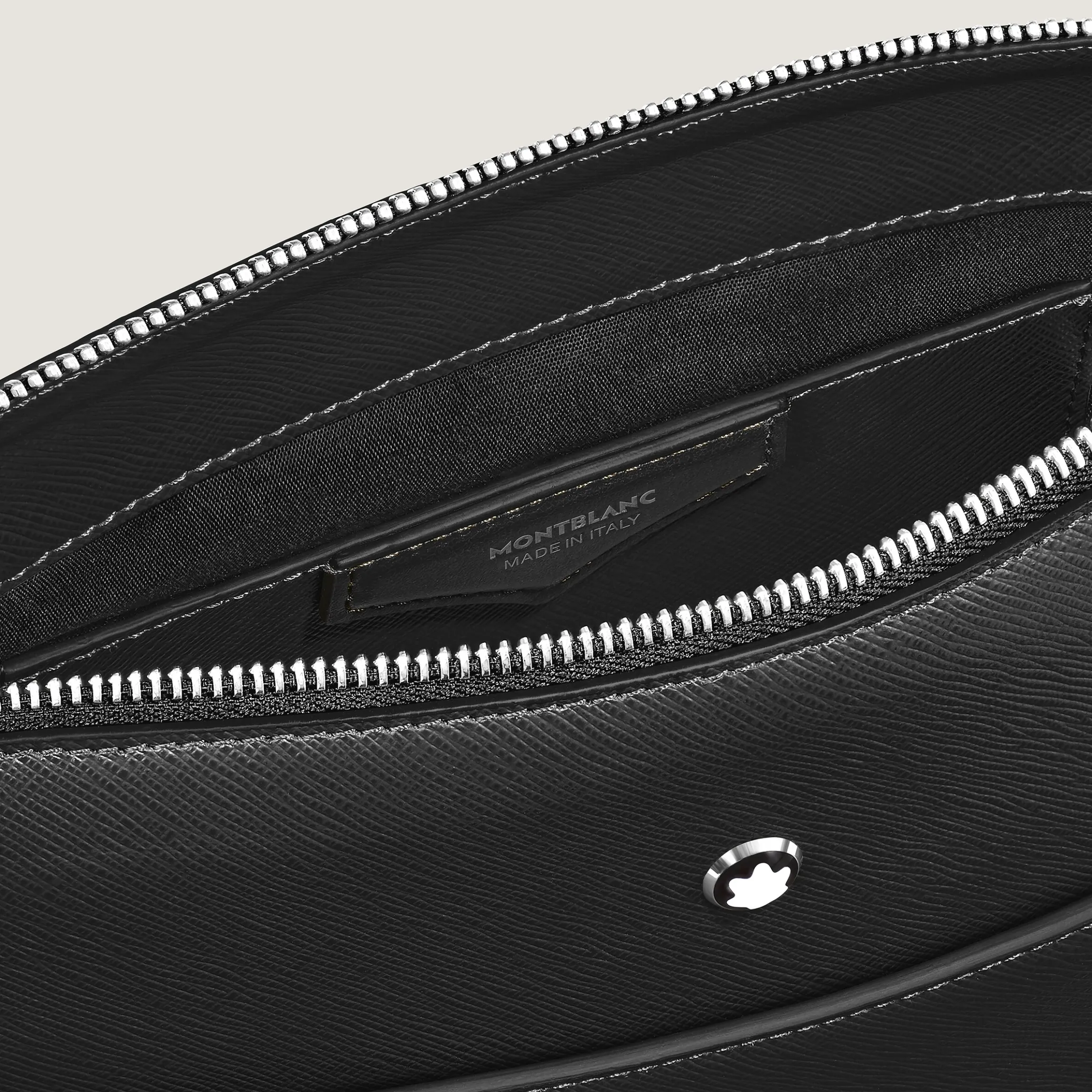 Vertical Belt Messenger Bag in Sartorial Leather