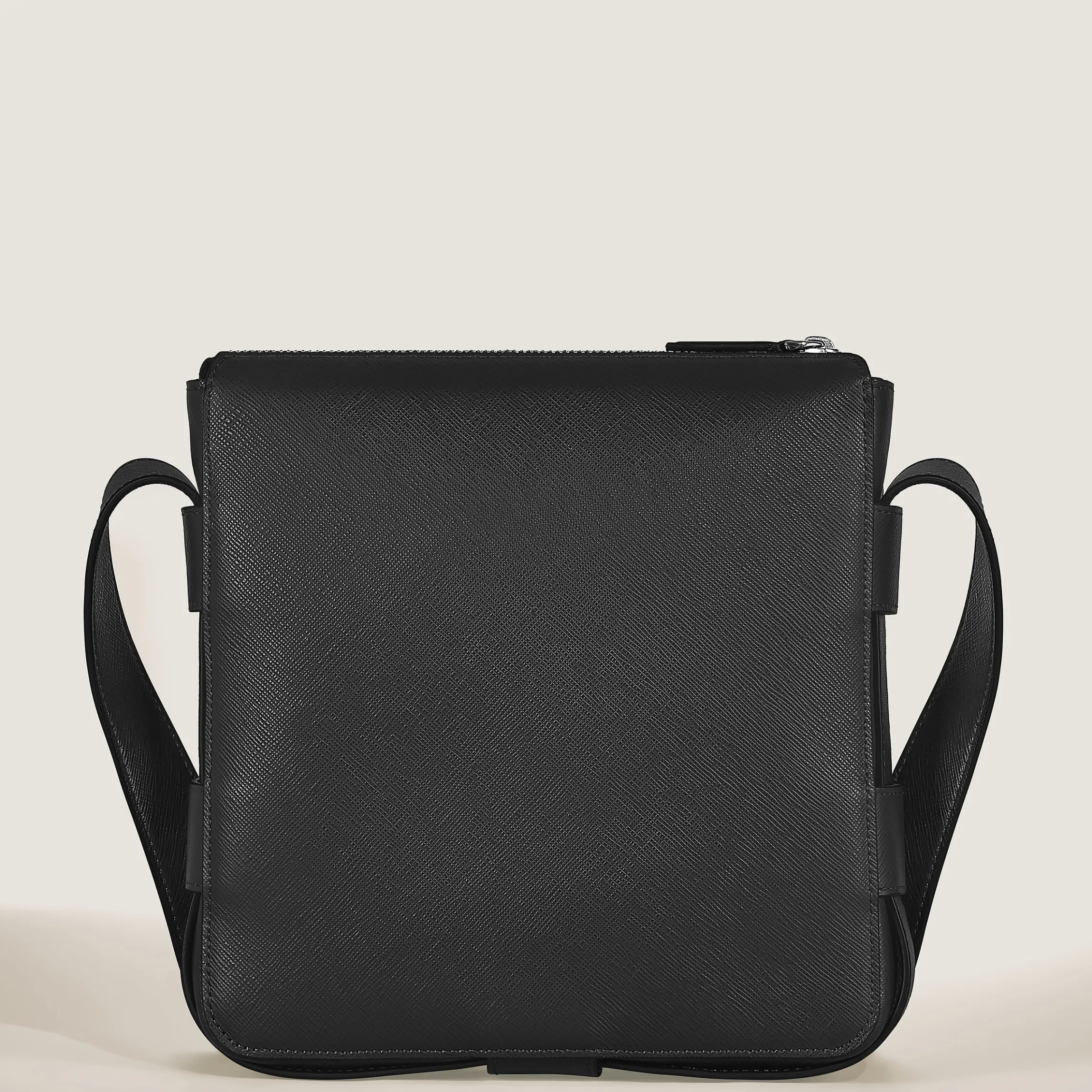 Vertical Belt Messenger Bag in Sartorial Leather