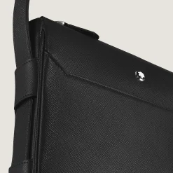 Vertical Belt Messenger Bag in Sartorial Leather