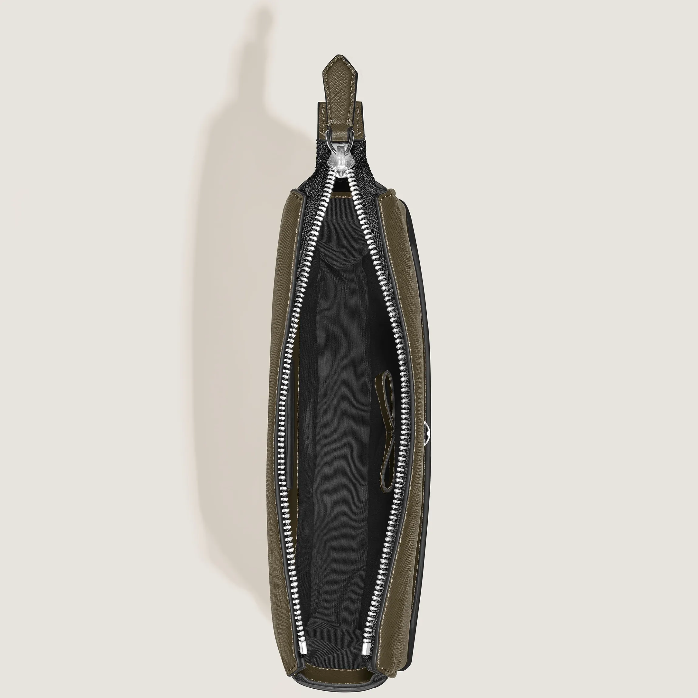 Vertical Belt Messenger Bag in Sartorial Leather