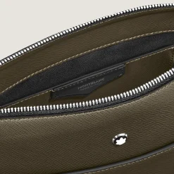 Vertical Belt Messenger Bag in Sartorial Leather