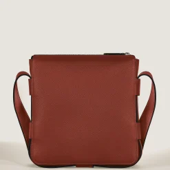 Vertical Belt Messenger Bag in Sartorial Leather