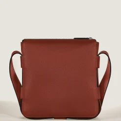 Vertical Belt Messenger Bag in Sartorial Leather