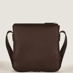 Vertical Belt Messenger Bag in Sartorial Leather