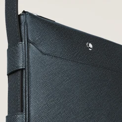 Vertical Belt Messenger Bag in Sartorial Leather
