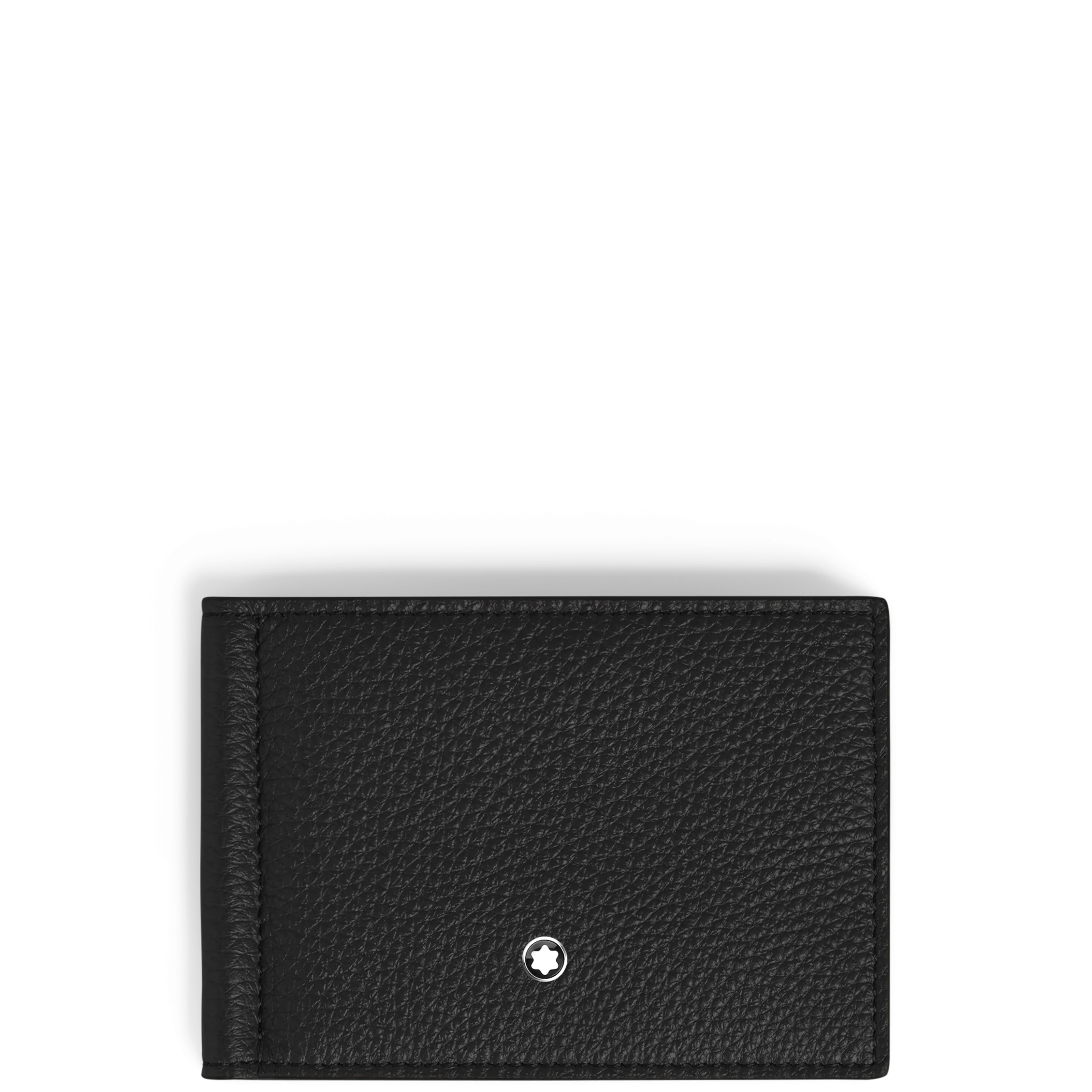 Wallet 6cc with Money Clip in Grain Leather
