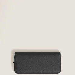 Wallet 8cc with zip in Sartorial Leather